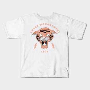 Anger Management Club Tiger Kids T-Shirt